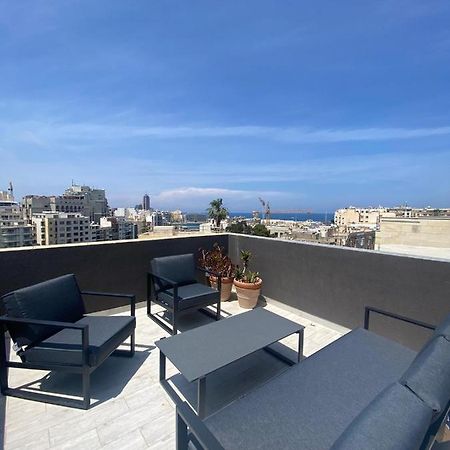 Ferienwohnung Sliema Distant Seaview Penthouse Exterior foto